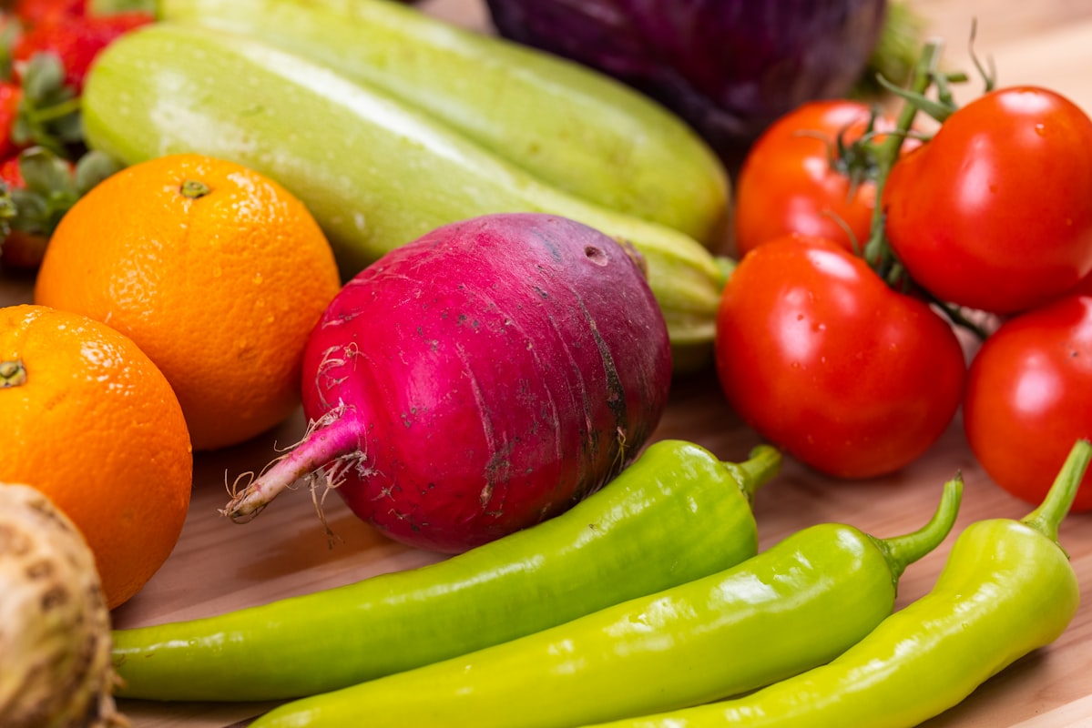 Daily meal plans for vision